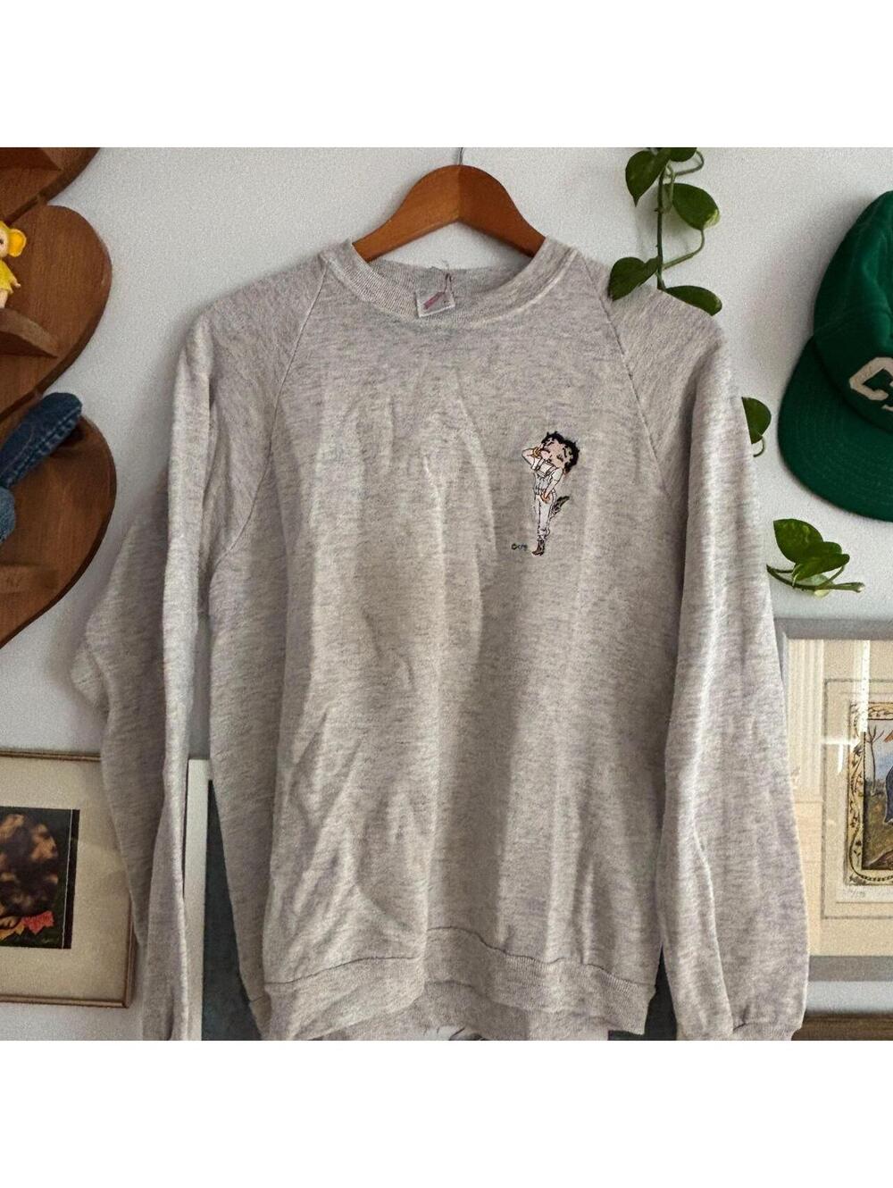 Betty Boop Grey Vintage Sweatshirt